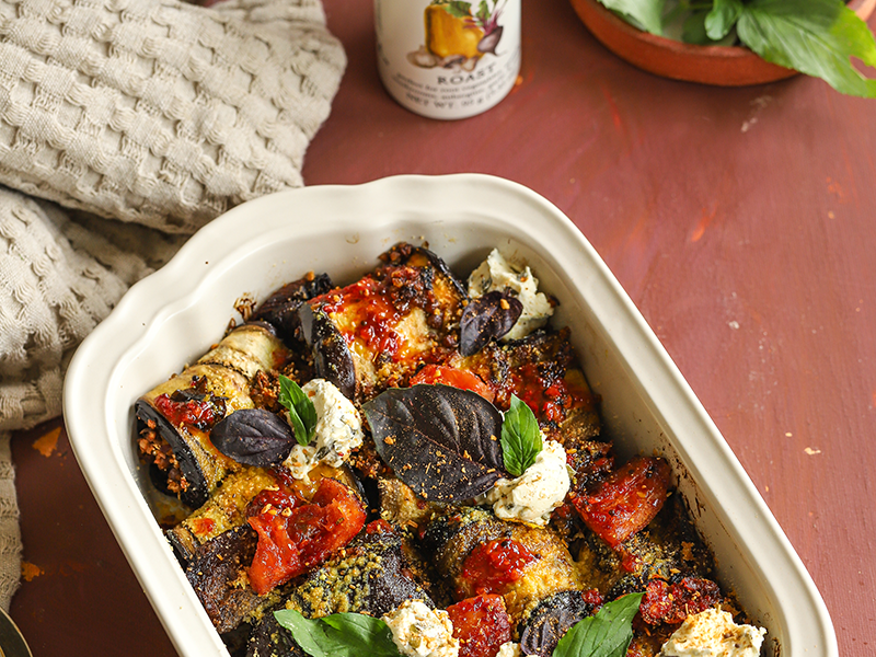 Eggplant roll-up’s