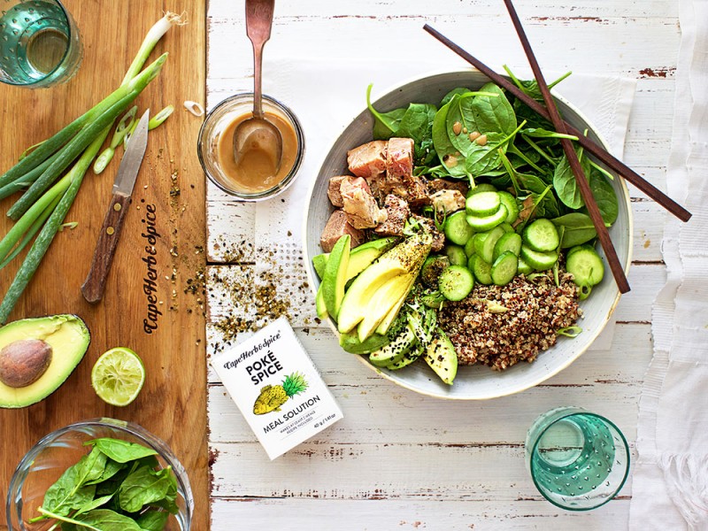 TUNA & QUINOA POKÉ BOWL