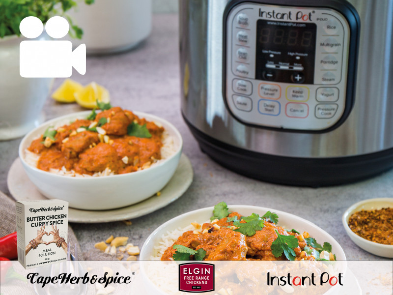 CAPE HERB, ELGIN, INSTANT POT BUTTER CHICKEN COLLAB